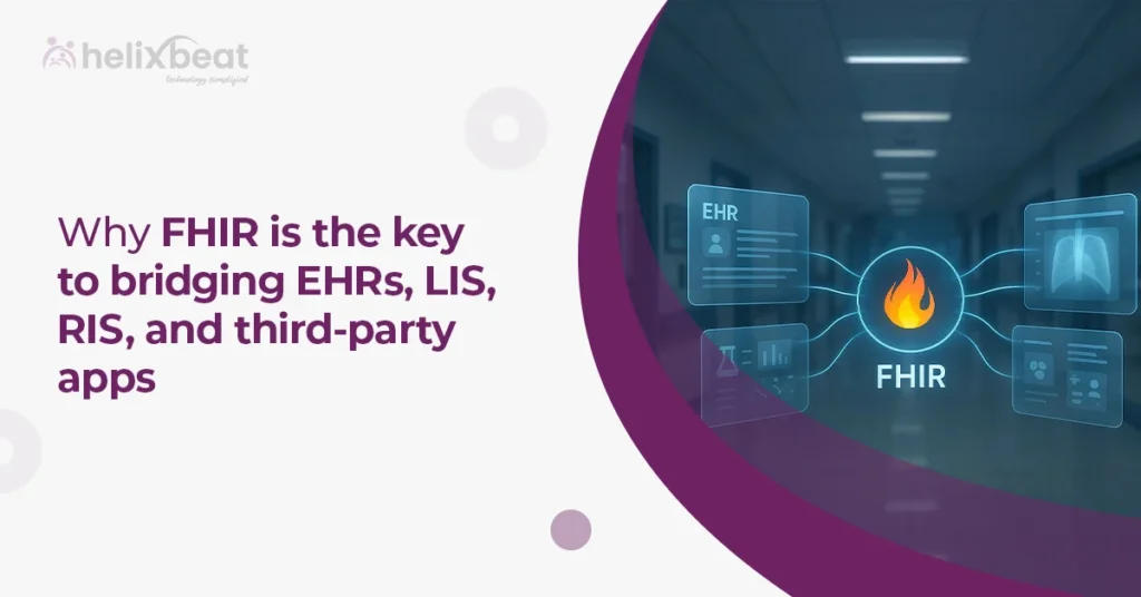 Why FHIR is the key to bridging EHRs, LIS, RIS, and third-party apps 3 FHIR interoperability