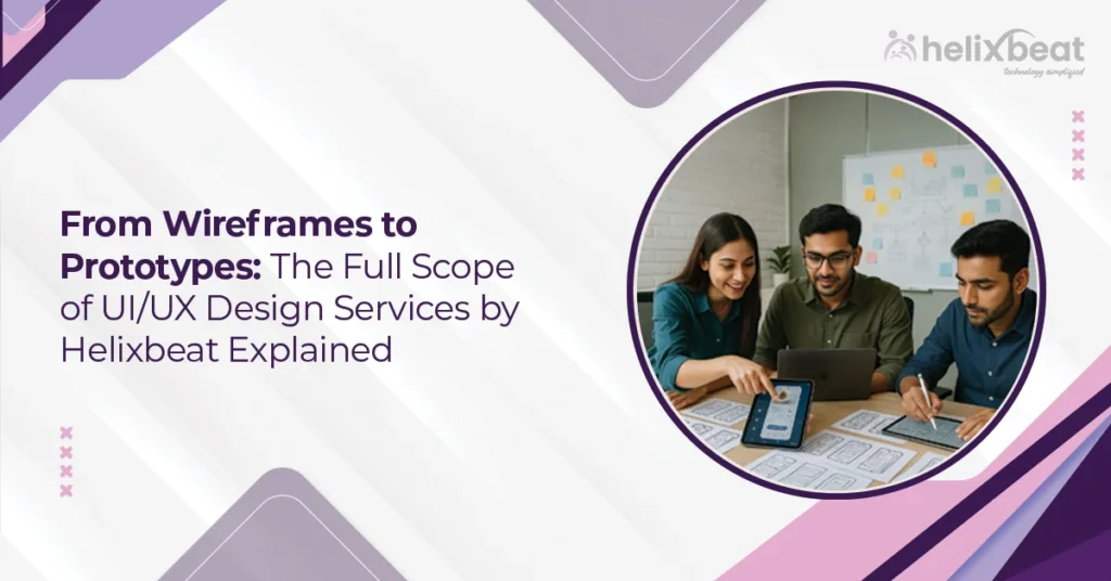 From Wireframes to Prototypes: The Full Scope of UI/UX Design Services by Helixbeat Explained 10 ui ux design services