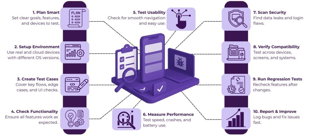 How to Plan a Simple Mobile App Testing Process In 2025 2 mobile app testing services