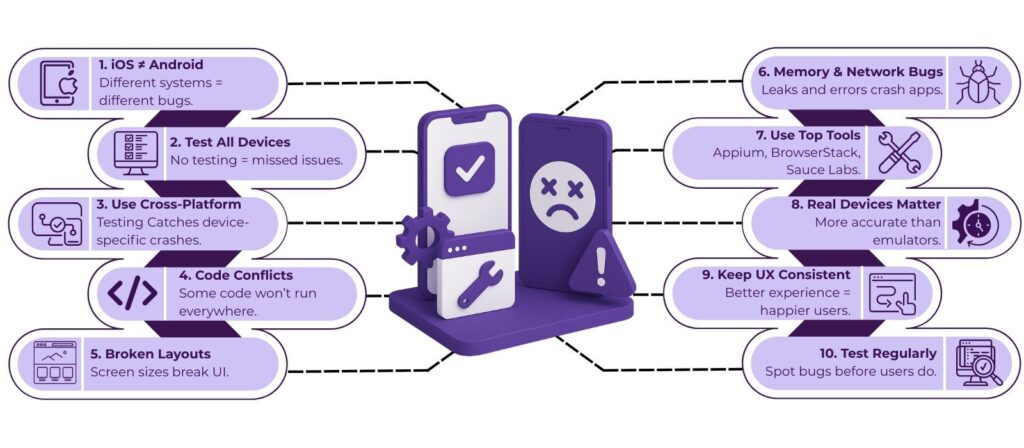 Why Your App Works Perfectly on iPhone but Crashes on Samsung (And Vice Versa) 2 cross platform testing