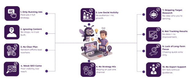 Key Mistakes Startups Make Online: digital marketing for startups 2 image 79