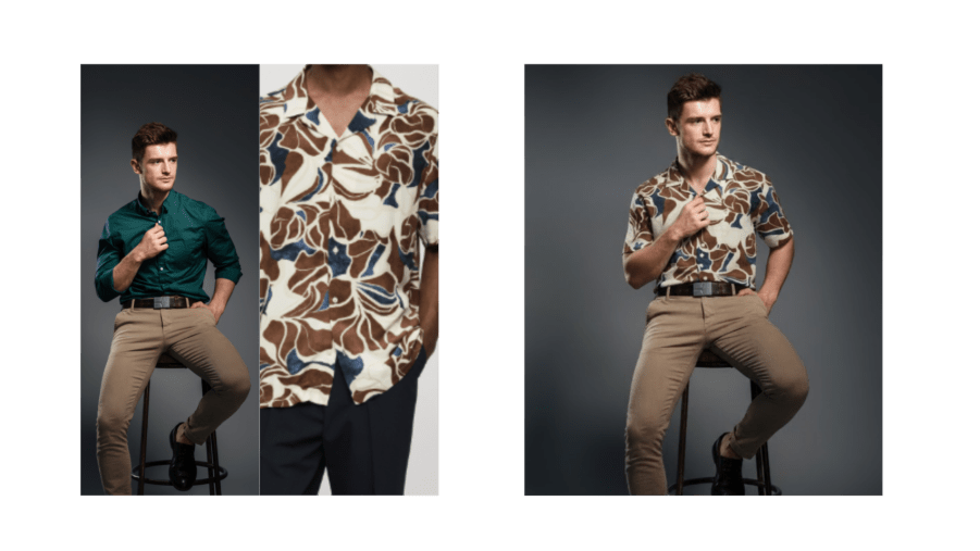 virtual clothes change  nano banana  ai generated