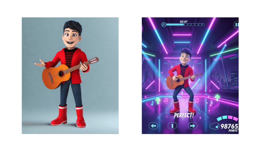 game ui  nano banana  ai generated