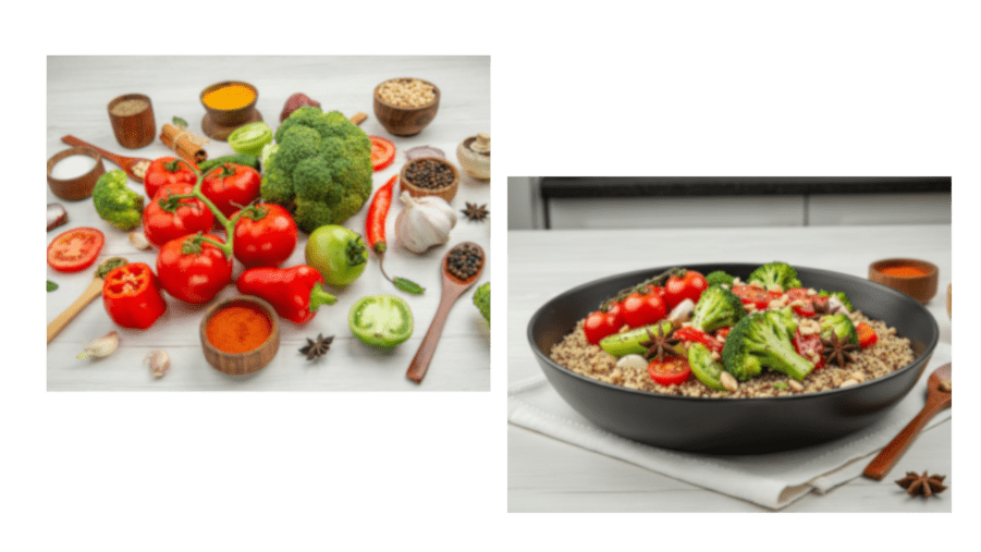 Ingredients to dish  nano banana  ai generated