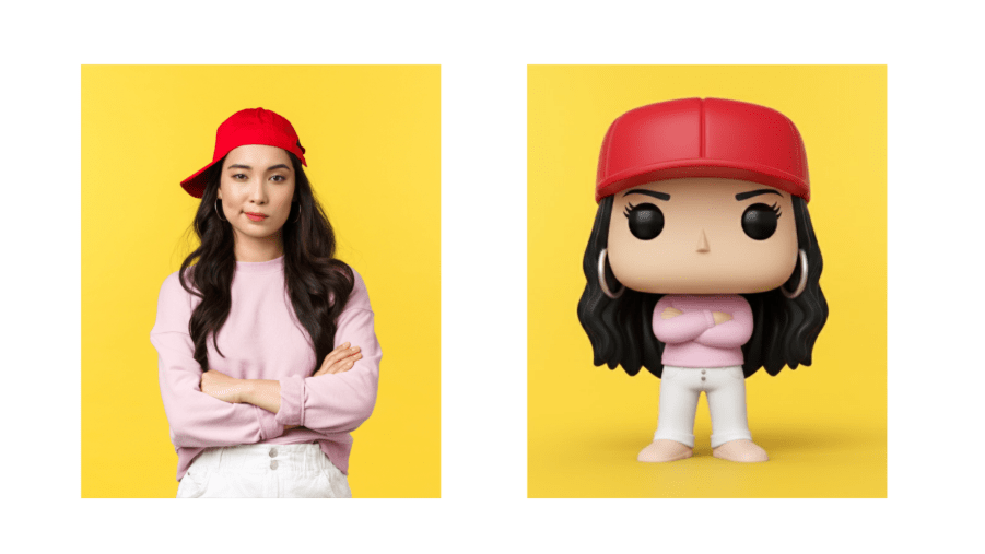 Funko Pop Figure nano banana generated ai